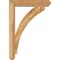Ekena Millwork Thorton Craftsman Rough Sawn Bracket w/ Offset Brace, Western Red Cedar, 6"W x 28"D x 40"H BKT0604X28X40THR04RWR - alternate 4